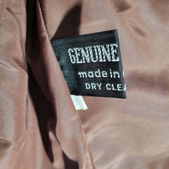 Vintage Mens J Riggings Leather Blazer Dark Brown Size 42 - Picture 14 of 16